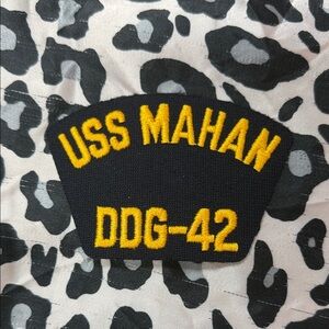 USS Mahan DDG-42 embroidered naval Patch